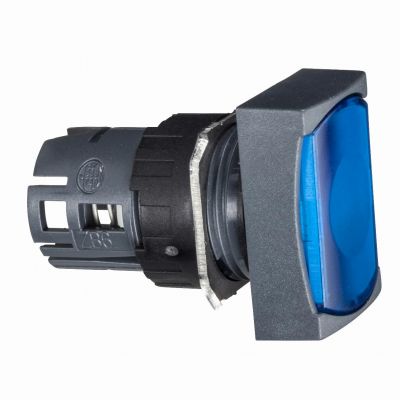 Harmony XB6 Przycisk płaski niebieski samopowrotny LED plastikowy prostokątny ZB6DW6 SCHNEIDER (ZB6DW6)