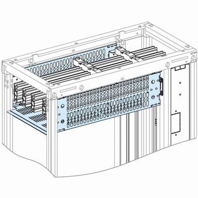 Rozdzielnice PrismaSet wygrodzenie szyn poziomych 400x 600mm SCHNEIDER (LVS04984)