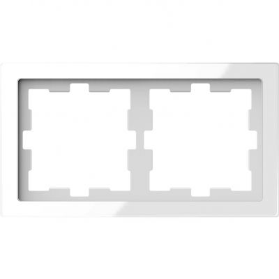 Merten D-Life ramka 2-krotna biel kryształowa MTN4020-6520 SCHNEIDER (MTN4020-6520)