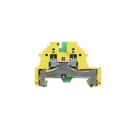 WEIDMULLER WPE 2.5N Zacisk PE, złącze śrubowe, 2.5 mm², 500 V, liczba przyłączeń: 2, liczba poziomów: 1, zielony / żółty 1016200000 /50szt./ (1016200000)