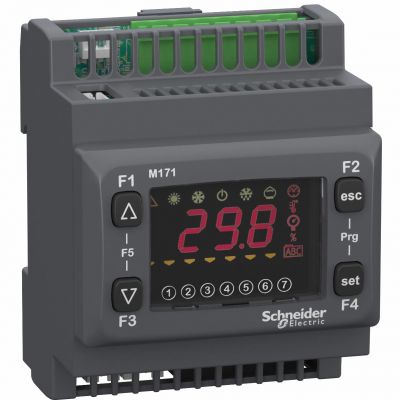 Sterownik PLC HVAC M171 6xDI 3xAI 6xDO 5xAO LAN Modbus SL zasilan 100-240V wyświ TM171ODM22R SCHNEIDER (TM171ODM22R)