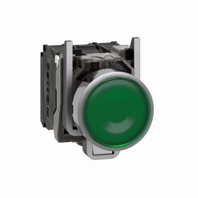 Harmony XB4 Przycisk płaski zielony LED 230/240V XB4BW33M5 SCHNEIDER (XB4BW33M5)