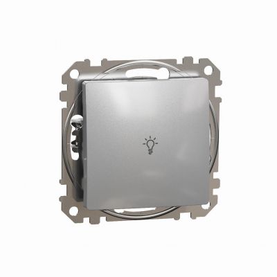 Sedna Design & Elements Przycisk zwierny zwierny /światło/ srebrne aluminium SDD113132 SCHNEIDER (SDD113132)