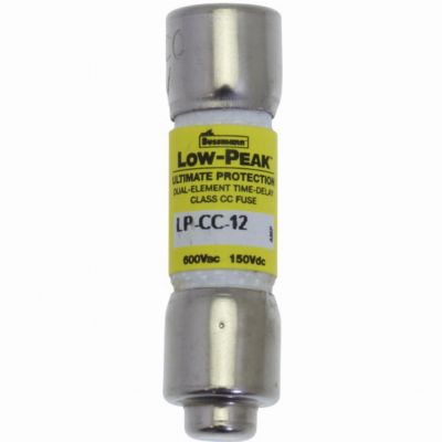 LOW PEAK CC TIME DELAY 12A 600 VAC/150VDC zwłoczna klasa CC LP-CC-12 EATON (LP-CC-12)
