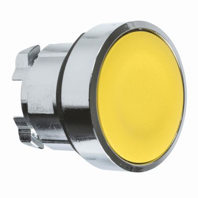 Harmony XB4 Przycisk płaski żółty push push bez podświetlenia metalowy bez oznaczenia ZB4BH05 SCHNEIDER (ZB4BH05)