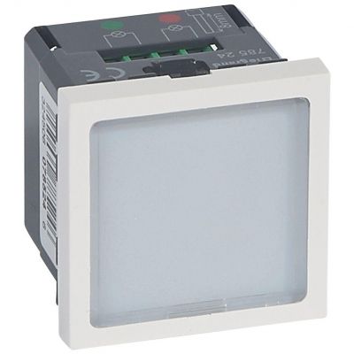 Mosaic Sygnalizator Świetlny Led 1W- 2 Moduły Zielony/Czerwony 230V~ 078524 LEGRAND (078524)