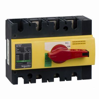 Compact INS INV rozłącznik INS160 żółto-czerwony 160A 3P 28928 SCHNEIDER (28928)