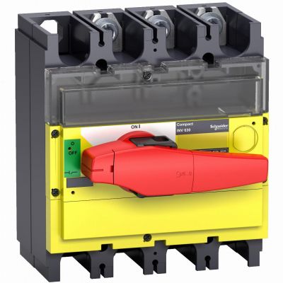Compact INS INV rozłącznik INV400 czerwono-żółty 400A 3P 31190 SCHNEIDER (31190)