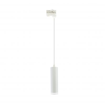 Oprawa na szynoprzewód MADARA MINI RING GU10 zwis na szynoprzewód 3F 230V IP20 fi55*200mm biała kabel 1m (SLIP003020)