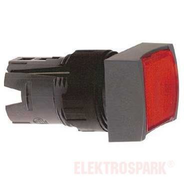 Harmony XB6 Przycisk płaski czerwony samopowrotny LED plastikowy prostokątny ZB6DW4 SCHNEIDER (ZB6DW4)