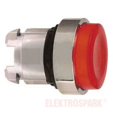 Harmony XB4 Przycisk wystający czerwony push push LED metalowy bez oznaczenia ZB4BH43 SCHNEIDER (ZB4BH43)