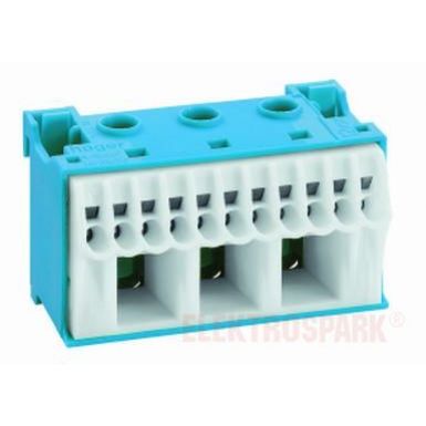QuickConnect Blok samozacisków neutralny, niebieski, 3x16 +11x4mm2, szer. 60mm KN14N HAGER (KN14N)