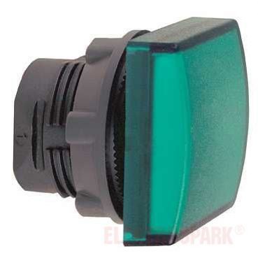 Harmony XB5 Głowka lampki sygnalizacyjnej fi22 zielona LED kwadratowa plastikowa ZB5CV033 SCHNEIDER (ZB5CV033)