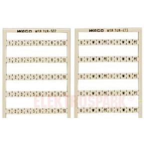 Oznaczniki Mini-WSB 10x 1-10 biały 248-502 /5szt./ WAGO (248-502)
