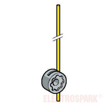 OsiSense XC Dźwignia łącznika krańcowego z prętem stalowym 3mm zakres temperatur minus 40-120stC ZCKY53 SCHNEIDER (ZCKY53)