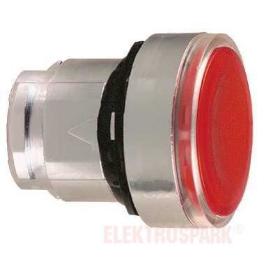 Harmony XB4 Przycisk płaski z mechanizmem push push czerwona LED metalowa ZB4BH043 SCHNEIDER (ZB4BH043)
