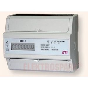 Wskaźnik zużycia energii 3-fazowy DEC-3 004804052 ETI (004804052)
