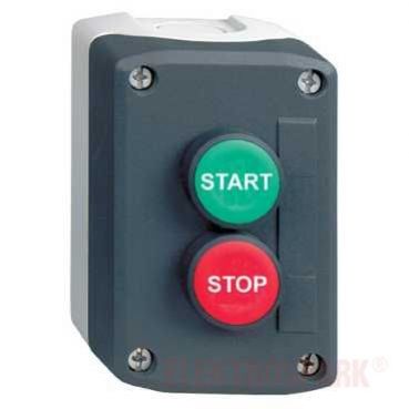 Harmony XALD Stacja sterująca ciemnoszara zielony/czerwony przycisk fi22 samopowrotny XALD225 XALD225 SCHNEIDER (XALD225)
