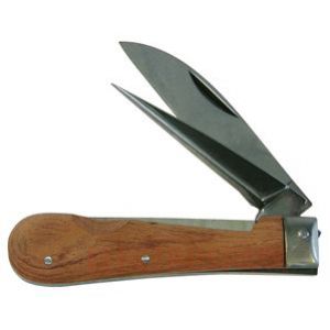 Nóż do przewodów  2-elem.   drewniany 200014 HAUPA (200014)