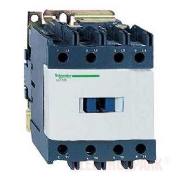 Stycznik 4 bieguny I=60A AC-1 styki 2 NO+2 NC napięcie cewki 24 V DC LP1D65008BD SCHNEIDER (LP1D65008BD)