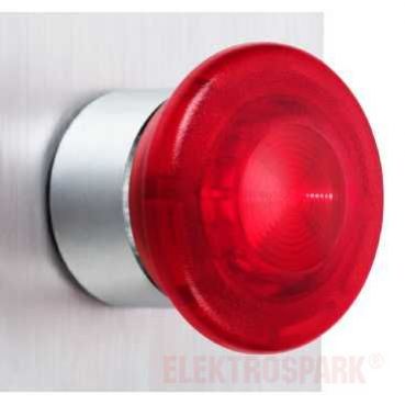 Harmony XB4 Główka podświetlanego przycisku awaryjnego stopu LED Podciągnięcie Czerwona 40 mm ZB4BW643 SCHNEIDER (ZB4BW643)