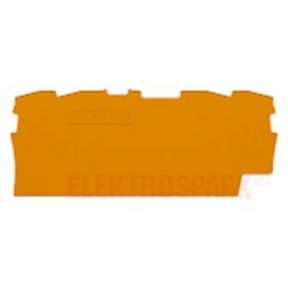 Ścianka końcowa pomarańczowa TOPJOBS 2002-1492 /25szt./ WAGO (2002-1492)