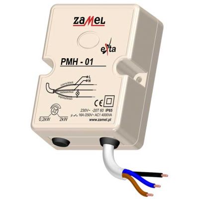 OGRANICZNIK MOCY 230V AC 0,2-2KW TYP: PMH-01 EXT10000101 ZAMEL (EXT10000101)