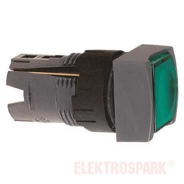 Harmony XB6 Przycisk płaski zielony samopowrotny LED plastikowy kwadratowy ZB6CW3 SCHNEIDER (ZB6CW3)