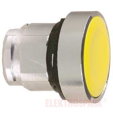 Harmony XB4 Przycisk płaski żółty push push bez podświetlenia metalowy bez oznaczenia ZB4BH05 SCHNEIDER (ZB4BH05)
