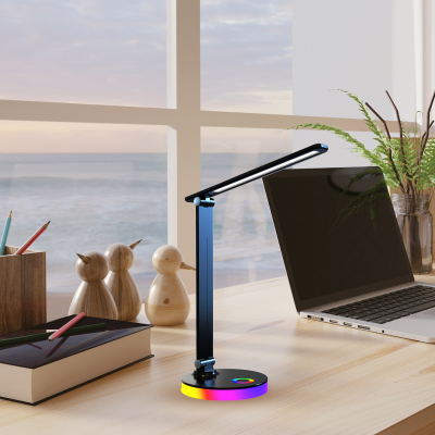 Lampka biurkowa Bruno czarna 5W LED RGB ML1628 MILAGRO (ML1628)