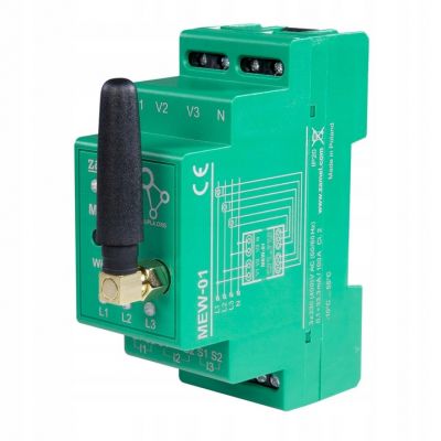 Monitor licznik energii elektrycznej prądu Wi-Fi 3F+N SUPLA 3-faz ZAMEL (SPL10000009-WUN)