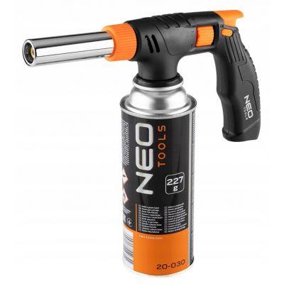 Palnik gazowy z piezo nakręcany 360st. z regulacją płomienia NEO TOOLS (20-028)