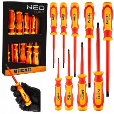 Zestaw wkrętaków 1000V 9szt, NEO 04-143 GTX (04-143)