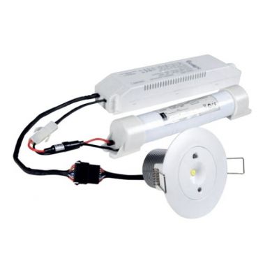 Oczko awaryjne P/T STARLET WHITE LED SO 3W SA 3H MT 3W 211 lm IP20 MT  INLEWA 99616 INTELIGHT (INLEWA 99616)