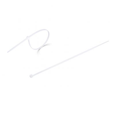 Opaska trytytka poliamidowa 2,5x160 OPK. 100szt. biały ELCAN (OP1-B-25160-100)