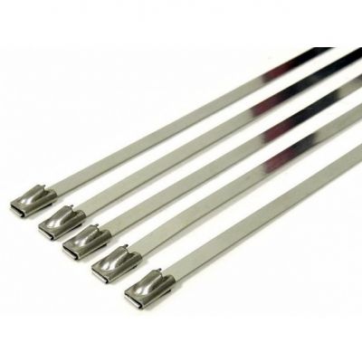 Opaska stal 304 srebrna 7,9x290  (opk. 20szt.) ELCAN (OS1-S-79290-20)