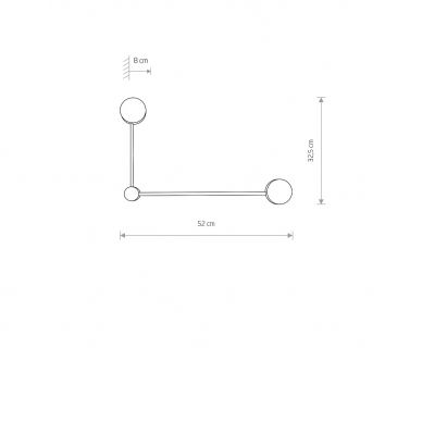 Kinkiet ścienny 2xGX53 8W Orbit 7804 Nowodvorski (7804)