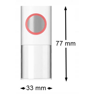 Dzwonek bezprzewodowy do drzwi furtki na baterie wodoodporny IP44 150m ORNO (OR-DB-KD-177/W)