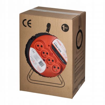 Zwijak bębnowy IP20 4x2P+Z 16A 230V CR-1 ORNO (CR-1)