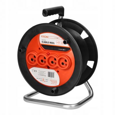 Zwijak bębnowy IP20 4x2P+Z 16A 230V CR-1 ORNO (CR-1)