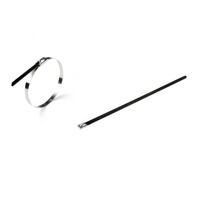 Opaska zaciskowa trytytka ze stali nierdzewnej 4,6x150  opk. 20szt. srebrny ELCAN (OS1-S-46150-20)