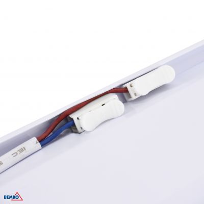 lampa sufitowa płaska LED OXA 60cm 18W 1800lm 4000K biała neutralna IP20 BEMKO (C18-OXA-060-180-4K)