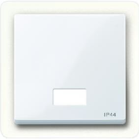 Merten System M klawisz pojedynczy IP44 z dużym okienkiem biały active MTN432725 SCHNEIDER (MTN432725)