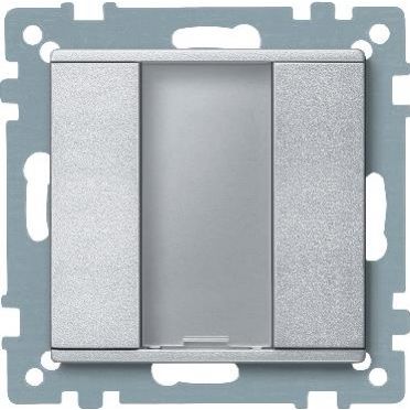 KNX przycisk natynkowy 1-kr. plus aluminium System M MTN627560 SCHNEIDER (MTN627560)