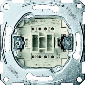 Merten mechanizm przycisku schodowego 1P zaciski neutralne 10A 250V MTN3156-0000 SCHNEIDER (MTN3156-0000)