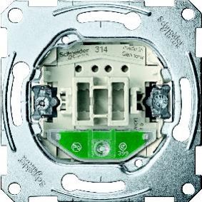 Merten mechanizm przycisku z podświetleniem zacisk bezśrubowy 250V AC 10A MTN3160-0000 SCHNEIDER (MTN3160-0000)
