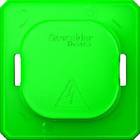 Merten - Akcesoria zaślepka instalacyjna ochrona podczas malowania zielony MTN3900-0000 SCHNEIDER (MTN3900-0000)