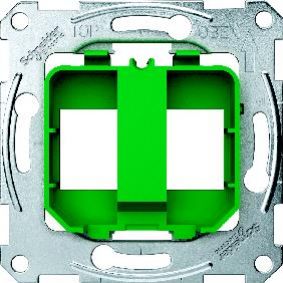 Merten płytka montażowa gniazd modułowych zielony MTN4566-0004 SCHNEIDER (MTN4566-0004)