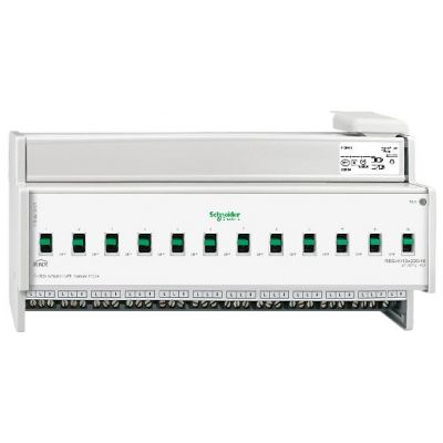 KNX aktor załączający REG-K 12x 230 V 16 A jasnoszary z uruchomieniem ręcznym MTN648493 SCHNEIDER (MTN648493)