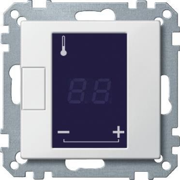 Merten - Mechanizm regulatora temperatury z wyświetlaczem LCD 230VAC 16A MTN5775-0000 SCHNEIDER (MTN5775-0000)
